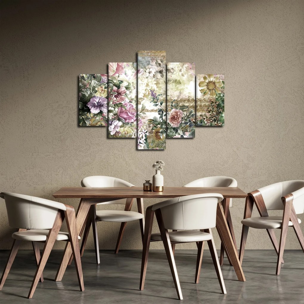 Obraz - Dizajnové kvety (150x105 cm)