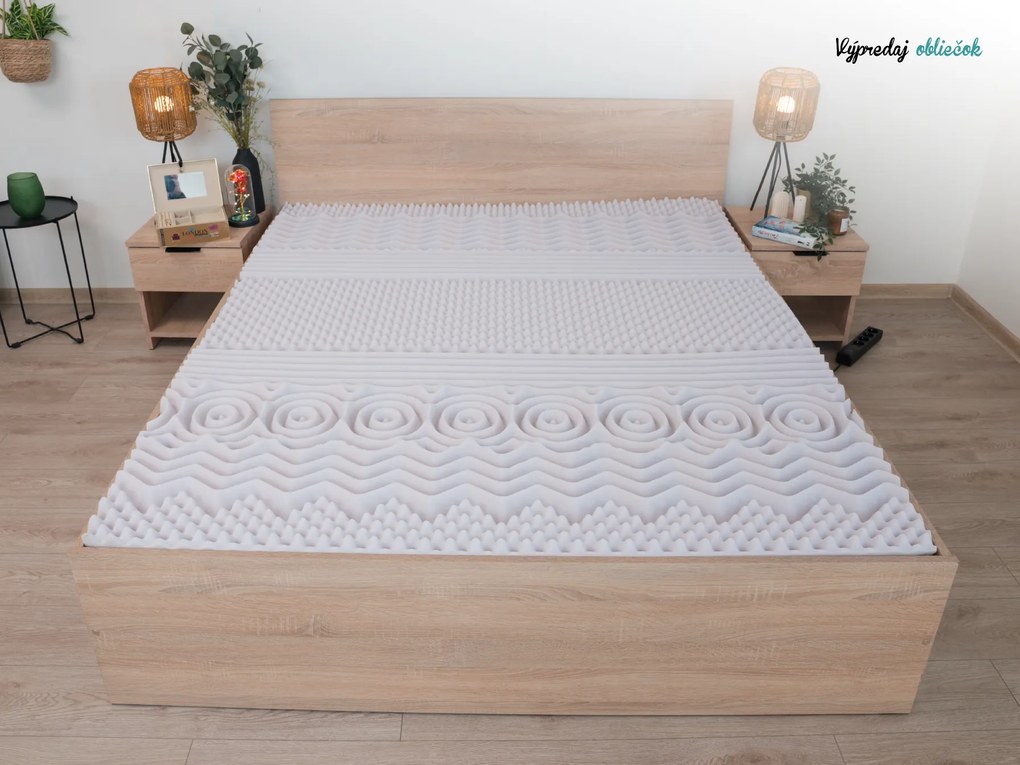 Pena matrac DELUXE 180 x 200 cm Ochrana matraca: VRÁTANE chrániče matraca