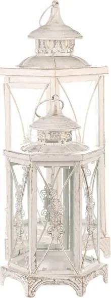 Set dvoch lampášov biely LUC304 (2 ks)