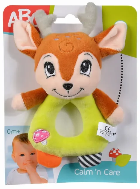 Plyšová hrkálka zvieratko Forest Friends 19 cm, 2 druhy