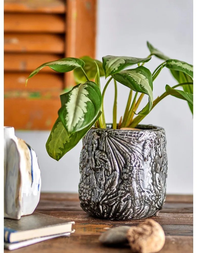 Obal na kvetináč z terakoty ø 18 cm Nikou – Bloomingville