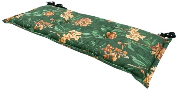 Sedák na lavicu LUANO GREEN 120x48 cm zelený