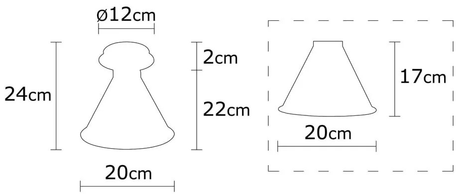 Stropné svietidlo v bronzovej farbe s kovovým tienidlom ø 20 cm Tramino – Opviq lights