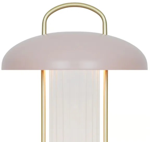 Nordlux - stmievateľná nabíjacia dotyková stolná lampa MIRANO LED/3W/3,7V ružová