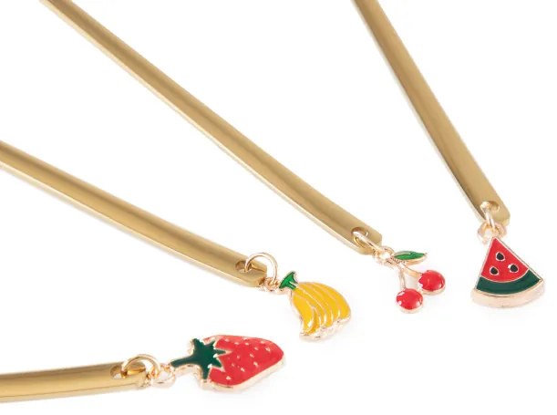 Súprava štyroch dezertných vidličiek BLANE SUMMER zlatá 849287