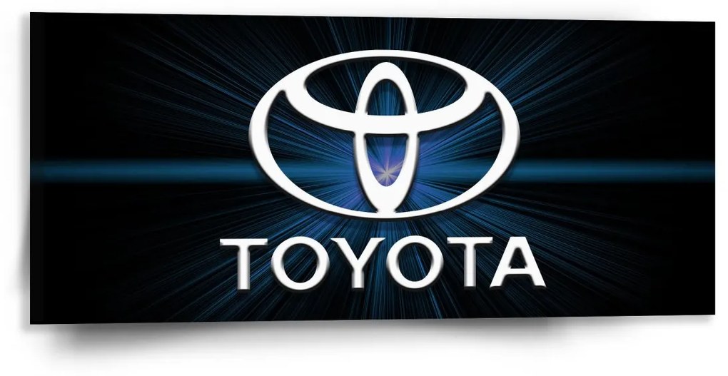Sablio Obraz Toyota Blue Glow - 110x50 cm