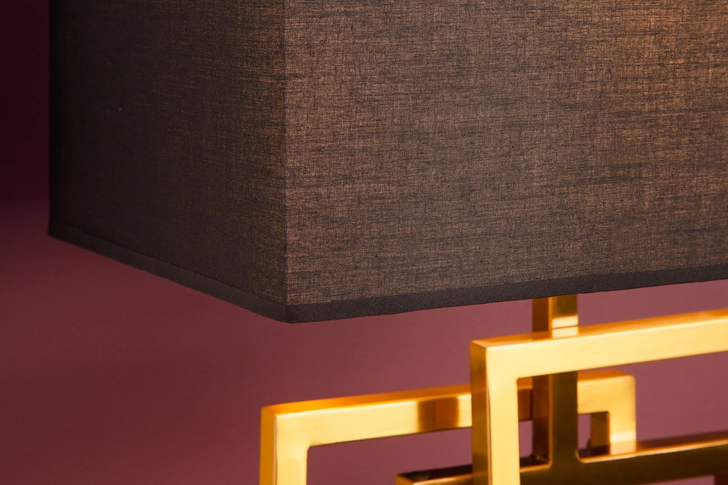 Stolná lampa Leonor 56cm zlatá