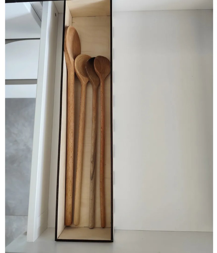 usporadejto.cz Organizér do zásuvky, vložka do zásuvky, drevený VASKY, 45,5 x 10 x 6 cm