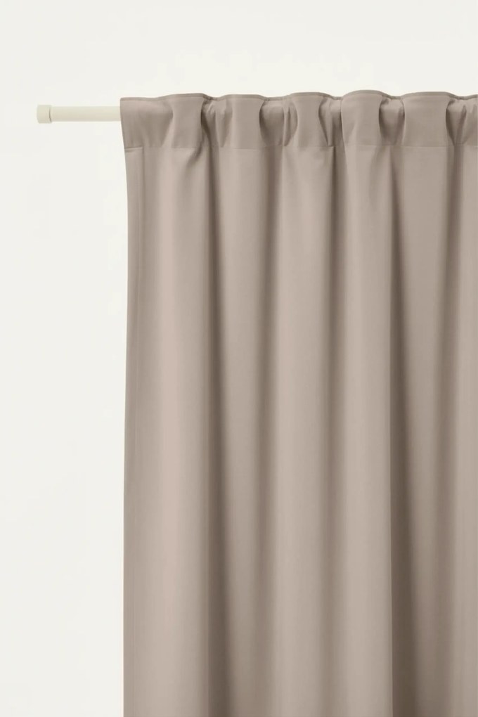 Velúrový záves SOFT VELVET tmavobéžový 140x250 cm
