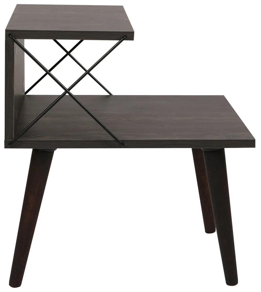 Nočný stolík Cross Dark Brown
