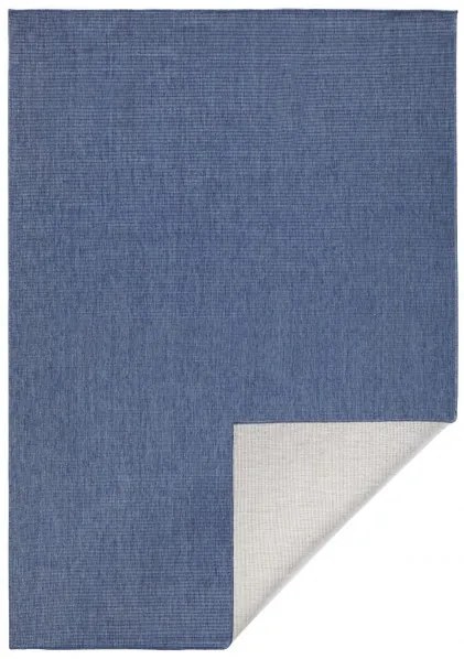 NORTHRUGS - Hanse Home koberce Kusový koberec Twin-Wendeteppiche 103100 blau creme – na von aj na doma - 120x170 cm