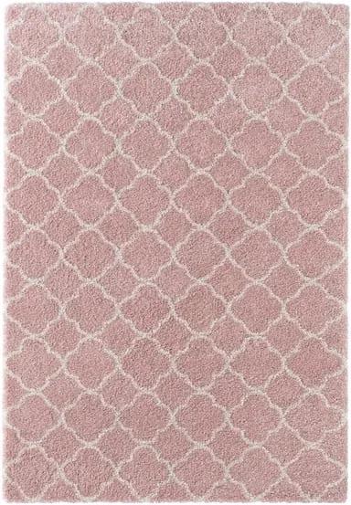 Ružový koberec Mint Rugs Grace, 80 × 150 cm
