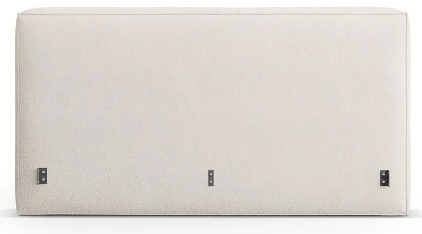 Krémovobiele čalúnené čelo postele 249x100 cm Olivia – Micadoni