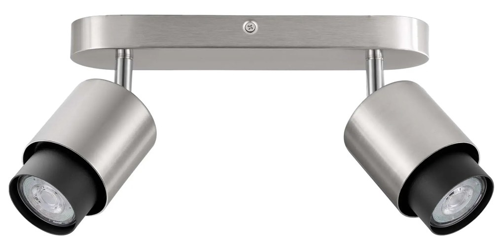 LED nikel designové stropné svietidlo Ison 2