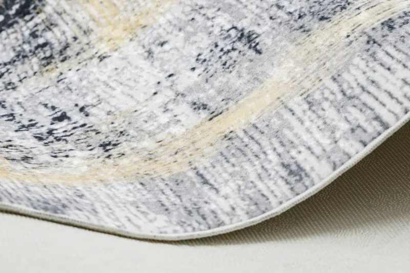 Dywany Łuszczów, Kusový koberec ANDRE Frame 1065, 120x170, šedá, chodba / predsieň