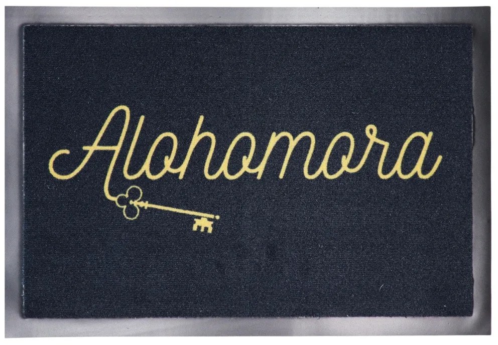 Rohožka Alohomora 40x60 cm, 40x60, čierna, Mercury Flooring