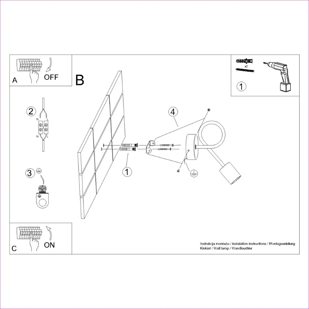 Nástenné svietidlo Ember 1, drevené telo svietidla, w