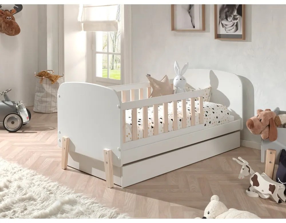 Biela zásuvka pod detskú posteľ 70x140 cm Kiddy – Vipack