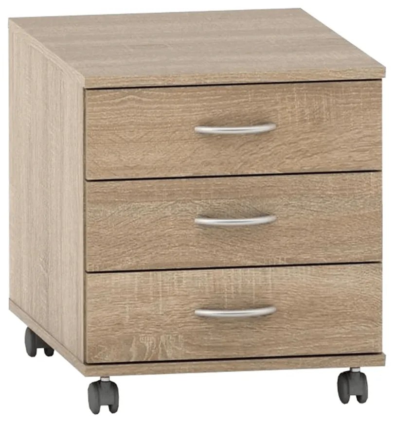 TEMPO ASISTENT 016 komoda na kolieskach, dubSonoma