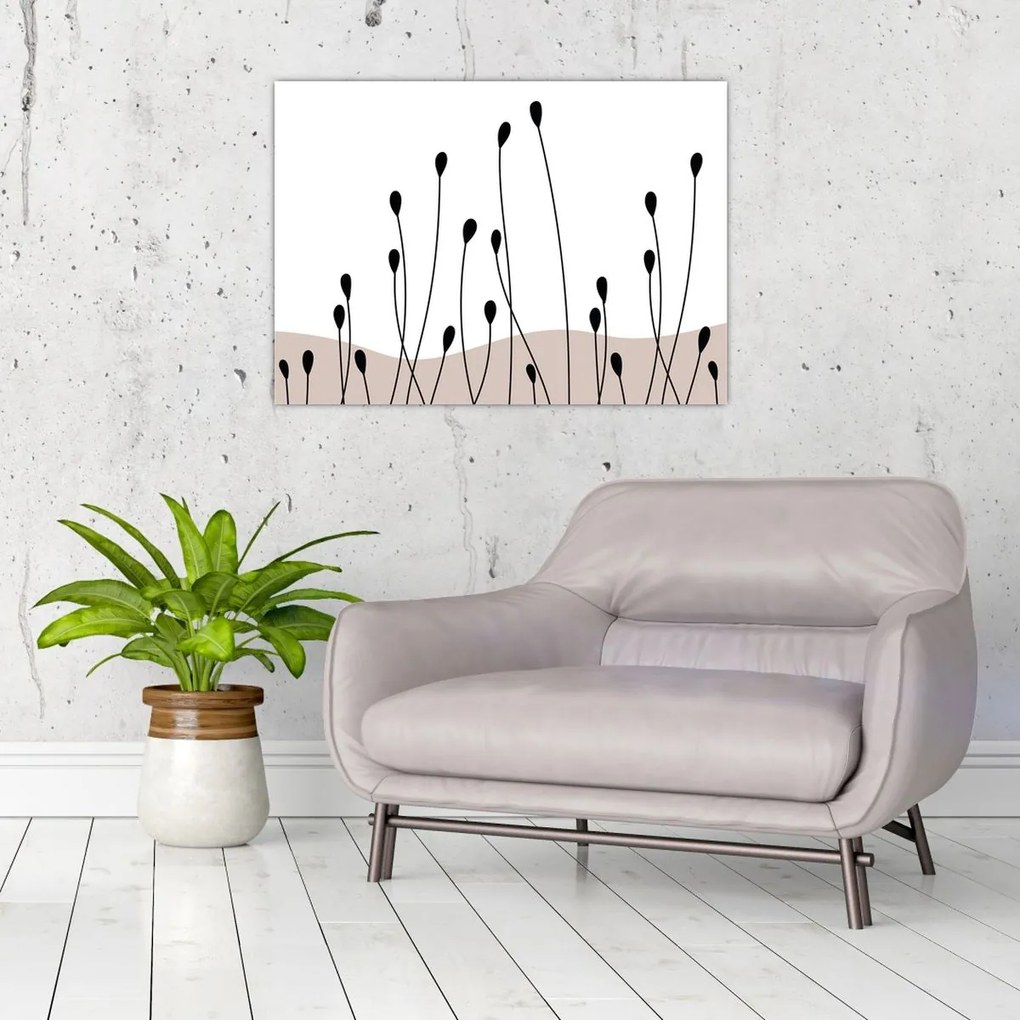 Obraz - Grafická lúka N⁰1 (70x50 cm)