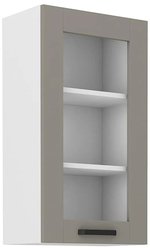 Kuchynská skrinka Luna claygrey/biela 40GS-90 1F
