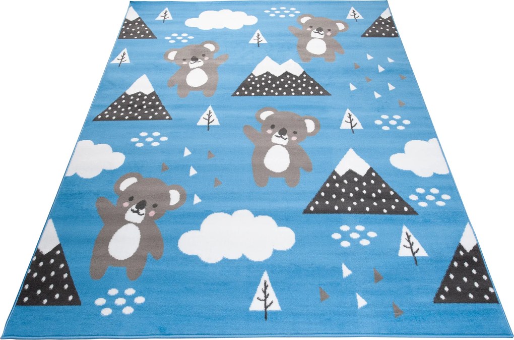 TA Koberec DY96B MODRÝ VESELÝ VTÁK