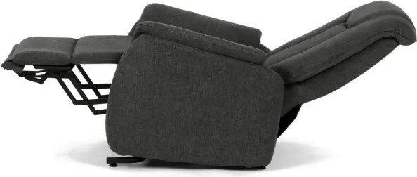 Polohovacie kreslo sivé, elektrické TV-L8963 GREY2
