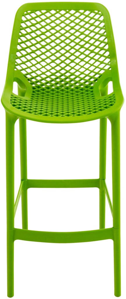Plastová barová stolička Air - Zelená