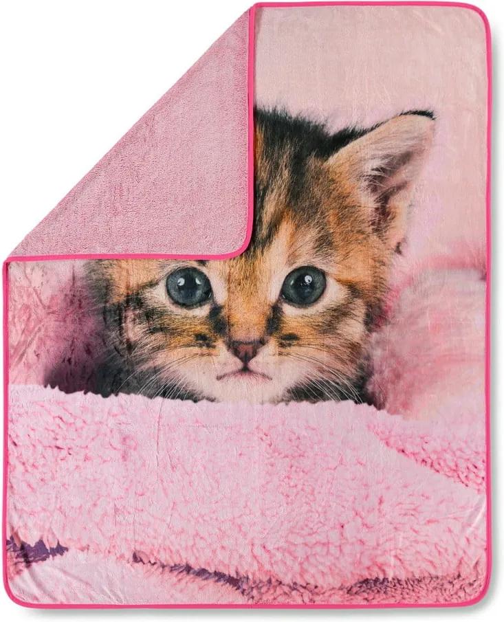 Prikrývka HIP Sweety Pink, 130 × 160 cm