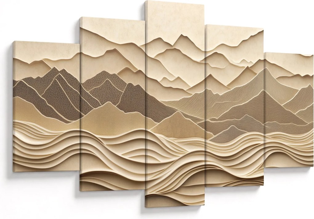 Obraz - 3D línia hôr (150x105 cm)