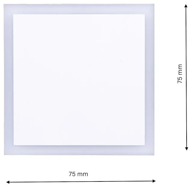 Schodiskové LED svietidlo Evo, 1x LED 0,6w, 3000k, w