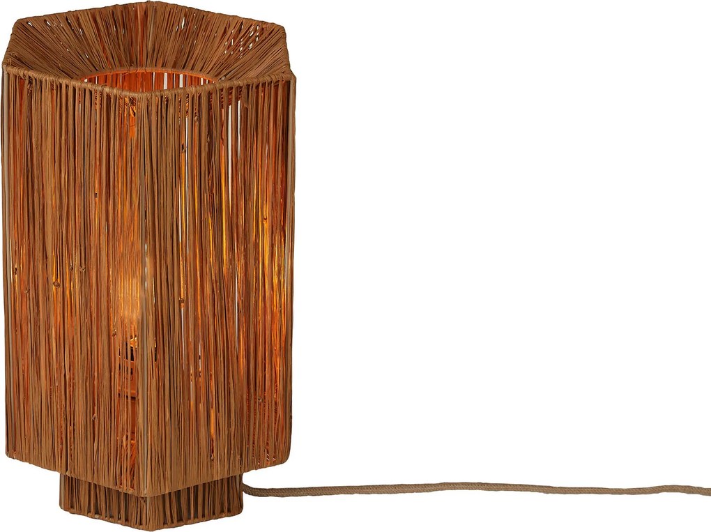 XXXLutz STOLNÁ LAMPA, nožný spínač, E27, 22/22/36 cm Good & Mojo - Online Only bytové doplnky - 004315009303