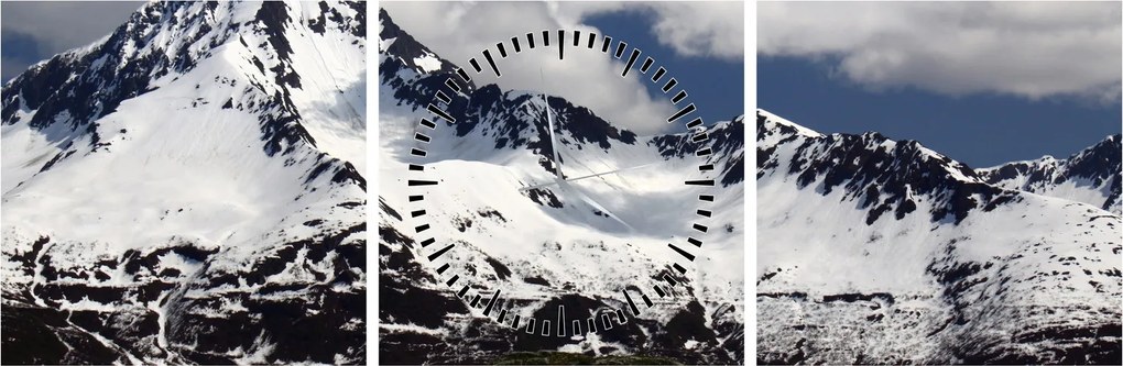 Obraz - Národný park Kenai Fjords (s hodinami) (90x30 cm)