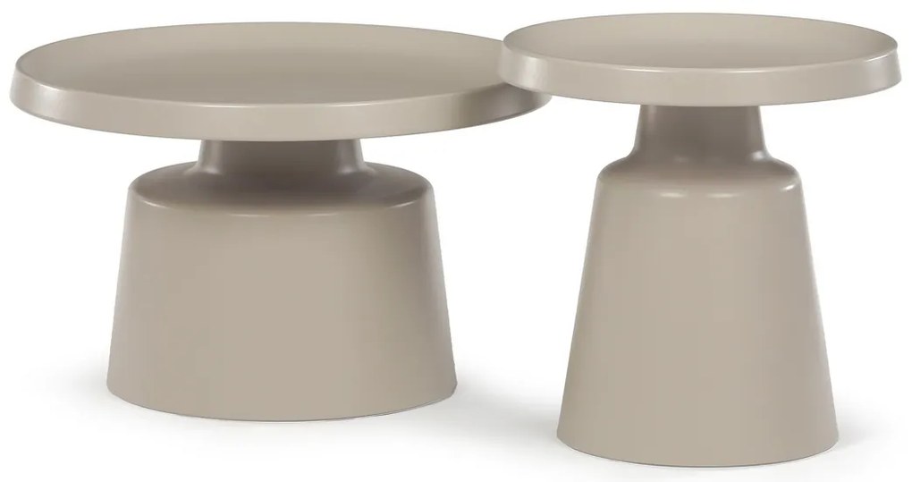 F4114 Sada konferenčných stolíkov CSM, béžová, 2ks