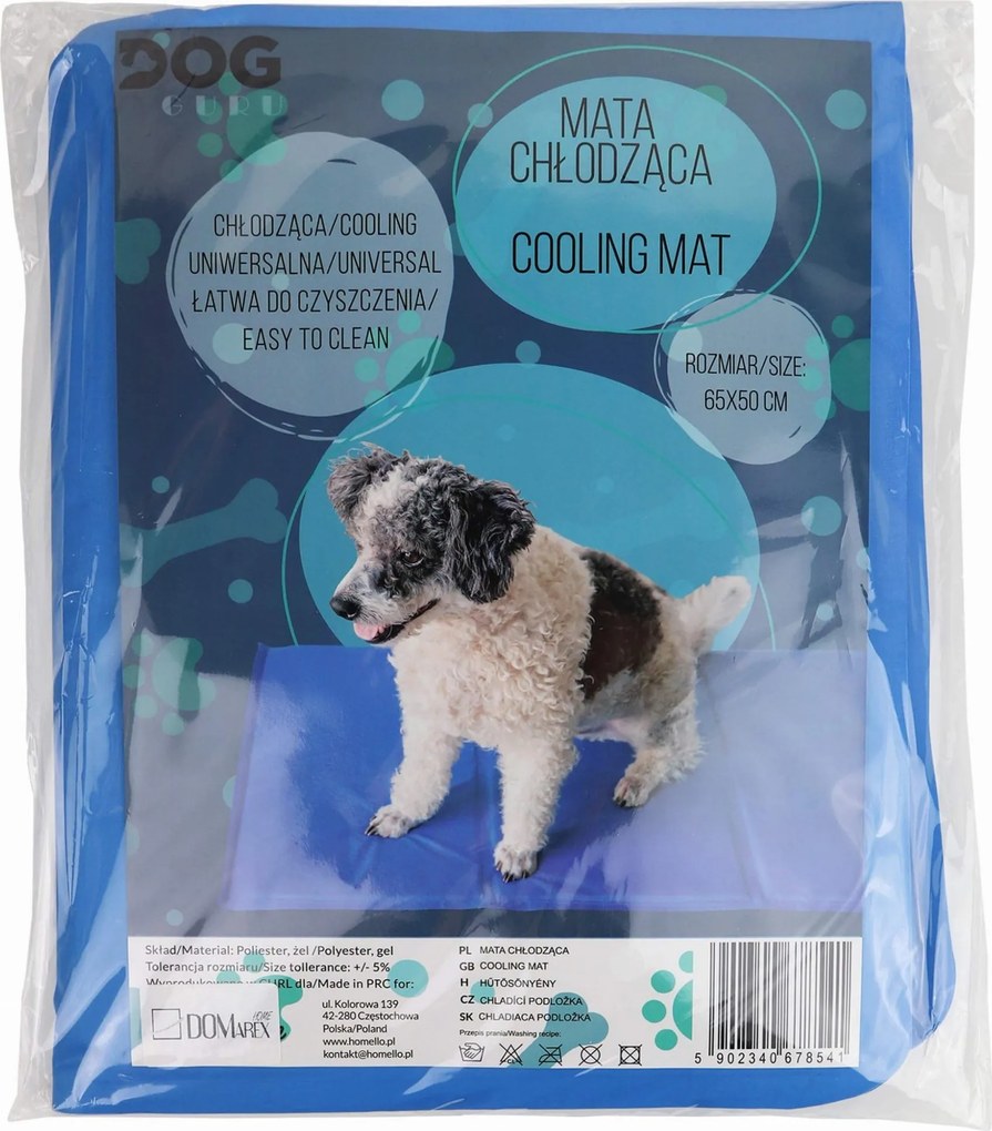 Chladiaca podložka pre psa a mačku DOGGURU 65x50 cm M