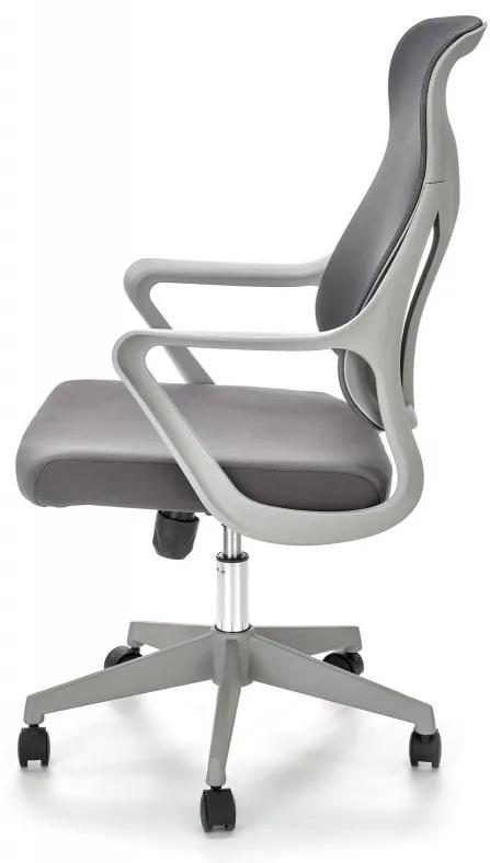 Kancelárska otočná stolička SANTO — sivá