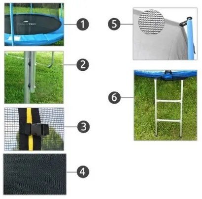 Záhradná trampolína Malatec 8FT/252 cm - T7982