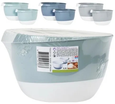 EH Sada šľahacích mís Cream, 2 ks, 2 veľkosti