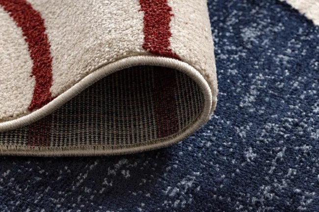 Koberec FUSION 0001 béžový / bordový