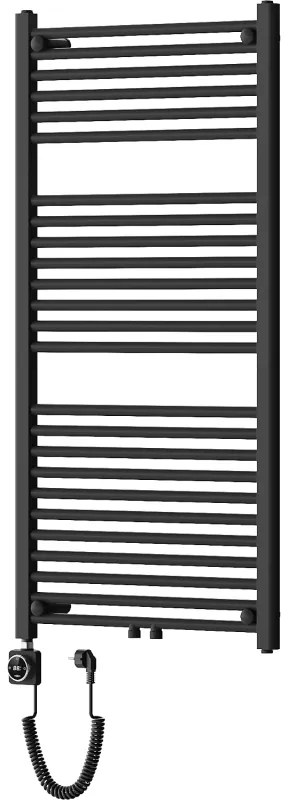 Mexen Mars, elektrické vykurovacie teleso 1200 x 600 mm, 600 W, čierna, W110-1200-600-6600-70