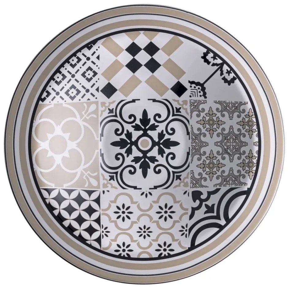 Kameninový hlboký servírovací tanier Brandani Alhambra II., ø 30 cm