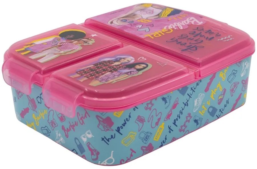 Multibox na desiatu Barbie s 3 priehradkami