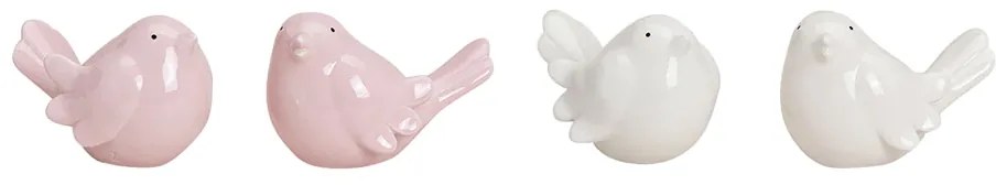 Keramický vtáčik BIRDAMIC 9 cm - viac variantov Farba: Ružová