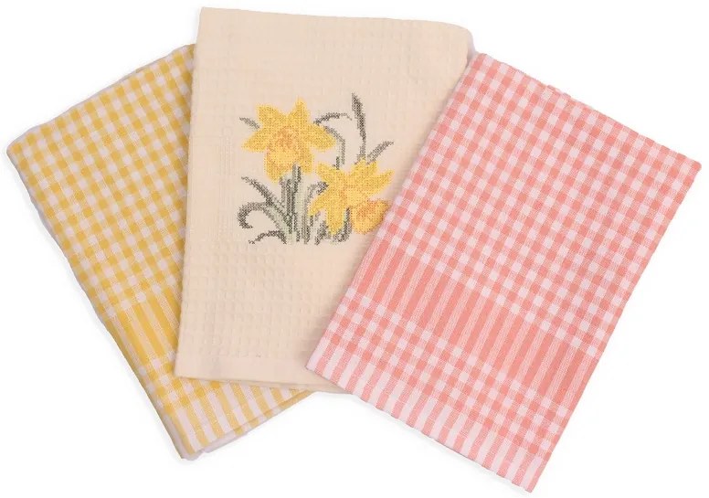 Kuchynské utierky na riad 3 set - levanduľa