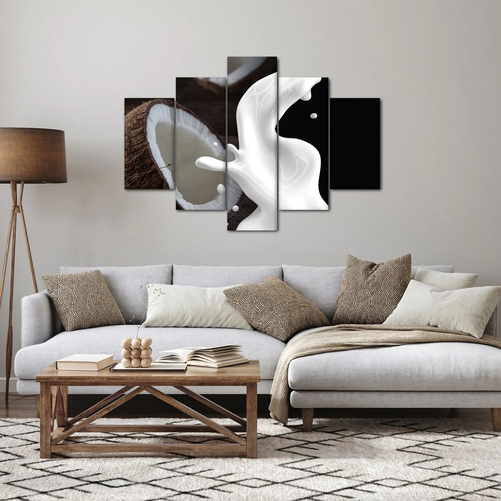 Obraz - kokosové mlieko (150x105 cm)