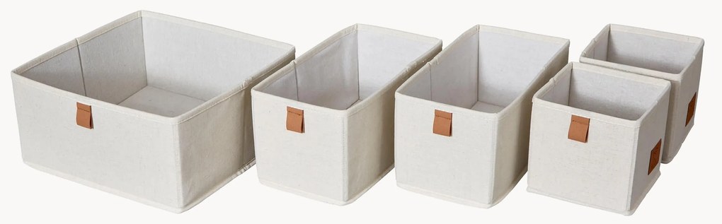 Úložné škatule Premium, 5 ks