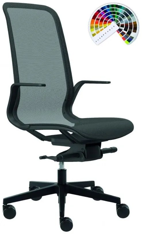 Kancelárske kreslo MARLENE ŠÉF čierne