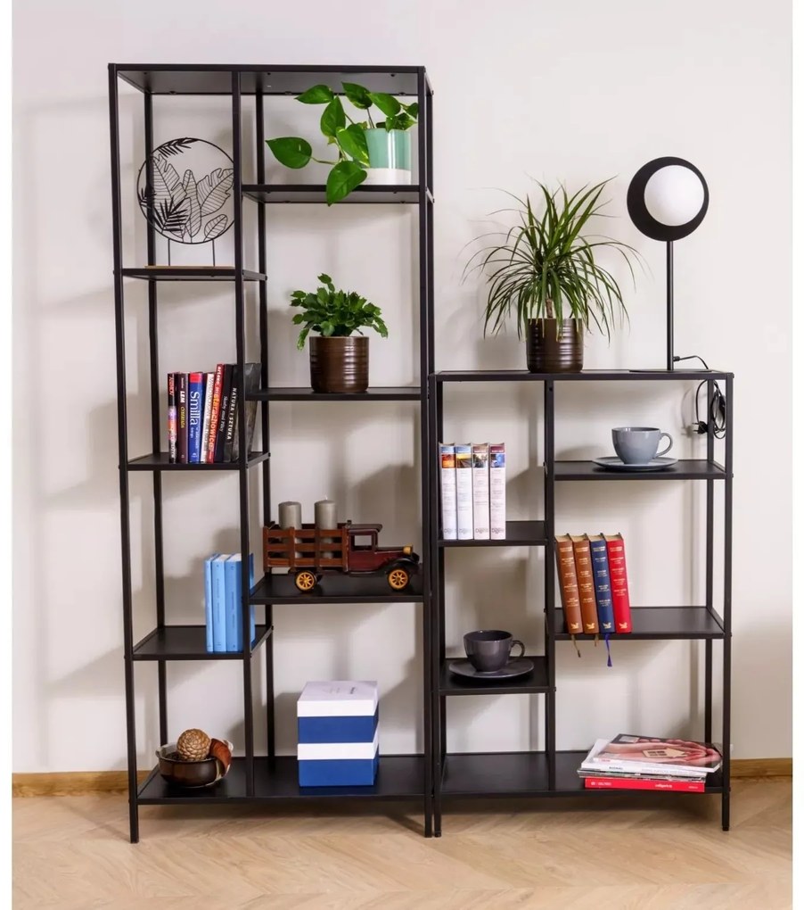 Regál Costa A 70 cm čierny