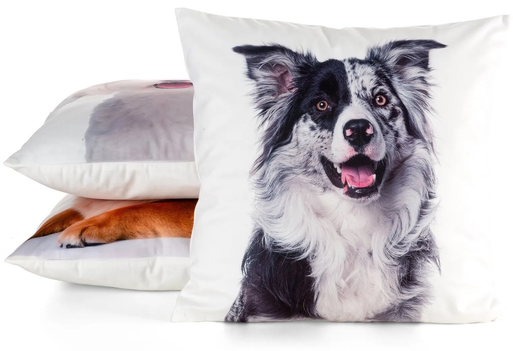 DETSKÁ DEKORAČNÁ OBLIEČKA NA VANKÚŠ ANIMAL77 45X45 CM VZOROVANÁ