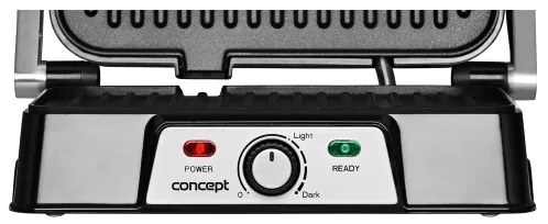 Concept ge2005 - Kontaktný gril 1500W/230V nerez/čierna